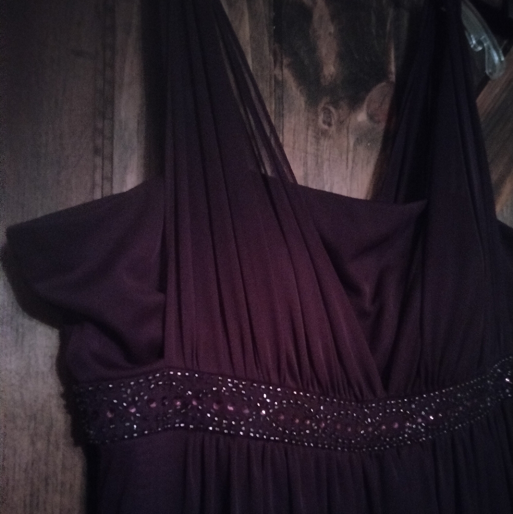 Chiffon knee length dress